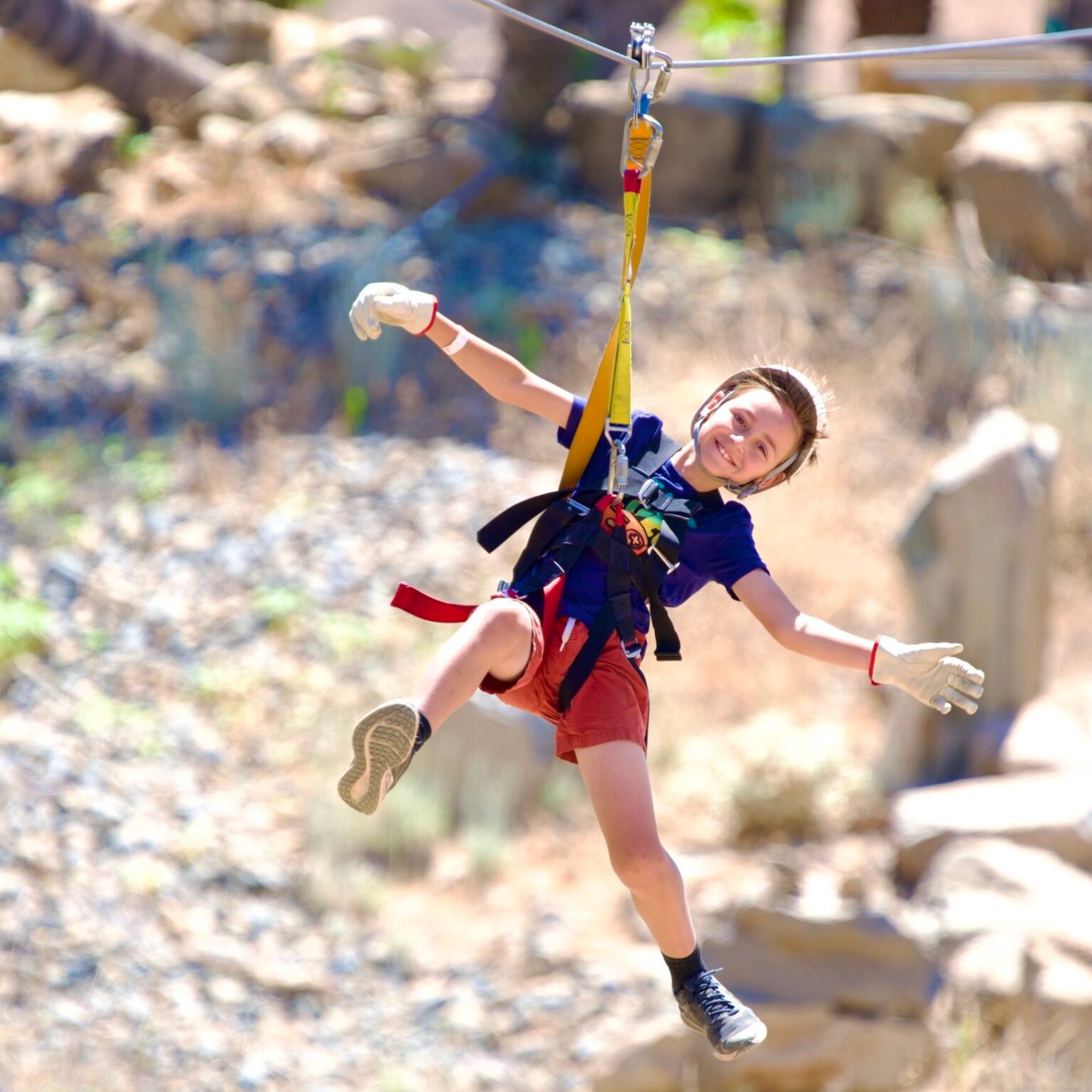 a man jumping in the air